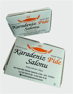 Baskılı Pide Kutusu